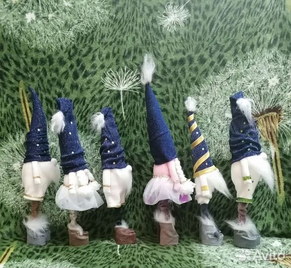 Поделки.игрушки, гномы, снегурочки в подарок