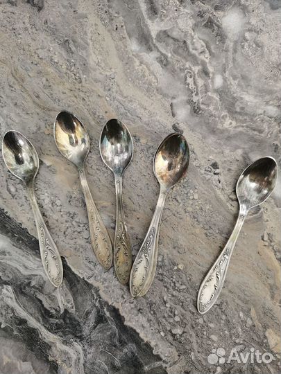 Чайные ложки из мельхиора СССР