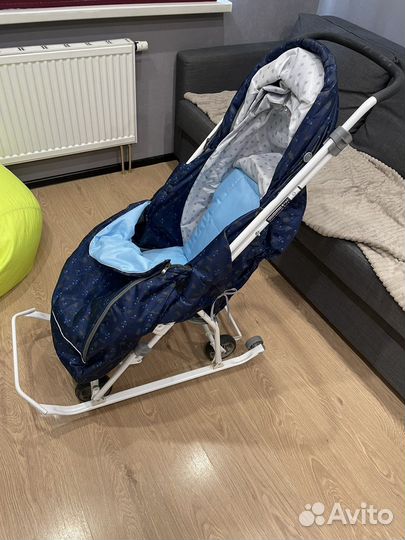 Детские санки коляска