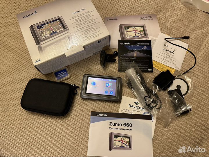 Навигатор Garmin Zumo 660 полный комплект новый