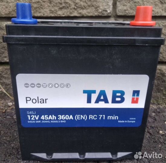 Акб 45 Ач Tab на Матиз, Пиканто