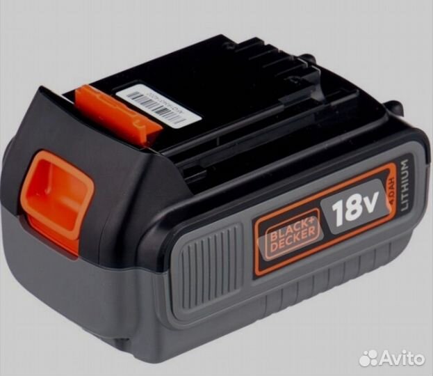 Аккумулятор black & decker 18В 4Ач Li-Ion