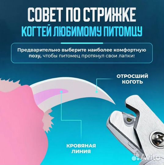 Когтерез для кошек и собак с LED фонарем petkit