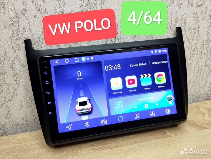 Магнитола Android на Volkswagen Polo