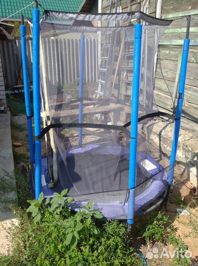 Детский батут с сеткой бу