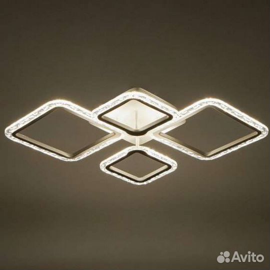 Люстра с пду 10020/4WT LED