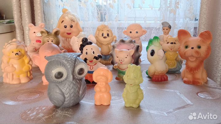 Игрушки СССР резиновые и пластмассовые