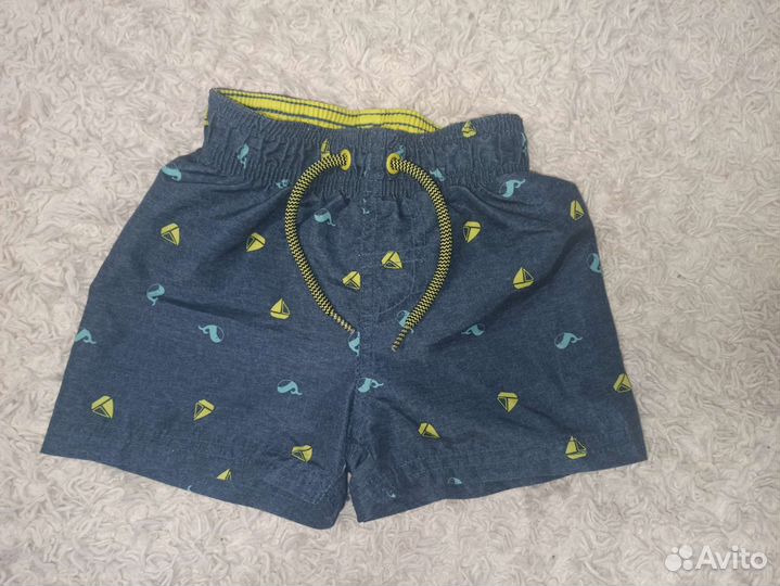 Шорты- плавки kiabi 4-12 мес