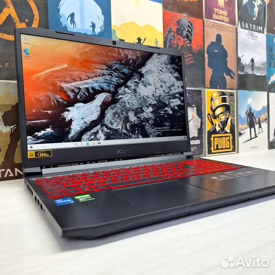 Игровой ноутбук Acer nitro/i5-11th/GTX1650/8GB/SSD