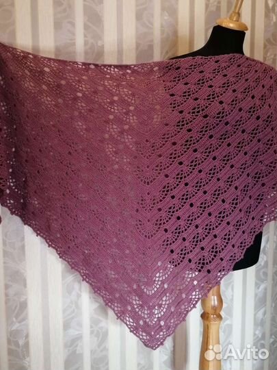 Шаль ручной работы
