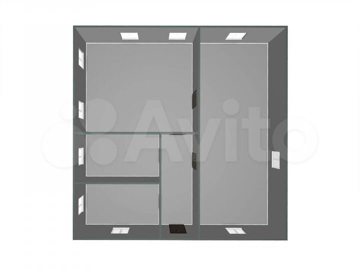 Отапливаемое помещение, 50 м²