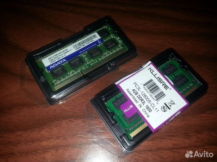 DDR3 4Gb / ddr3l 4Gb для ноутбука