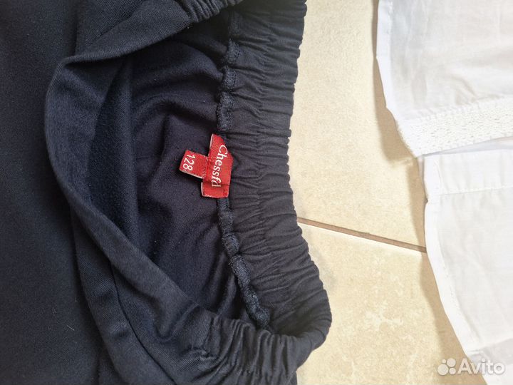 Школьное платье O'stin,юбка Chessford,блузки,128