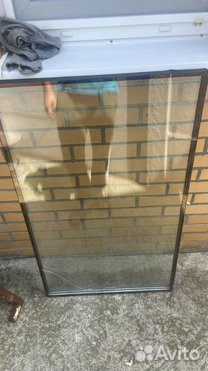 Стеклопакет бу 109 на 65