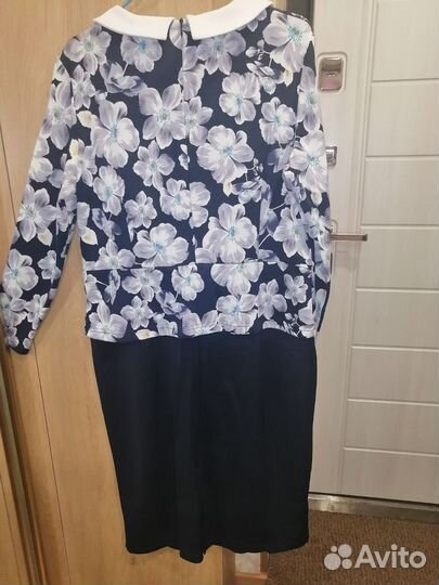 Платье трикотажное р. 52