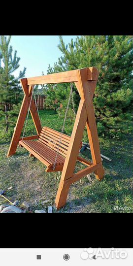 Садовые качели, пергола