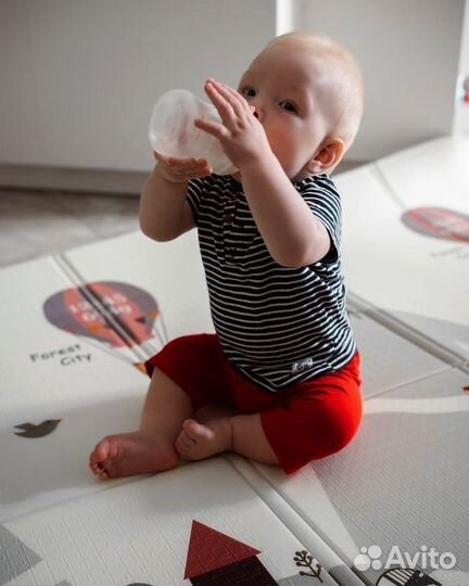 Детский коврик для ползания новый (заводской брак)