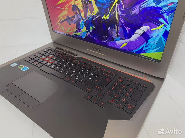 Core i7 SSD+HDD 32gb FHD Ноутбук Asus ROG Игровой