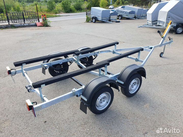 Прицеп Курганский лодочный двухосный