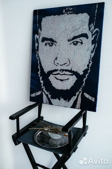 Ваш портрет из блёсток