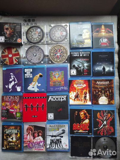 Музыка на blu ray, dvd, cd
