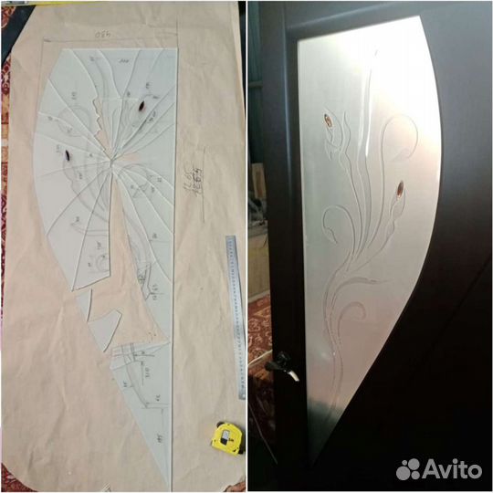 Ремонт межкомнатных, стеклянных дверей