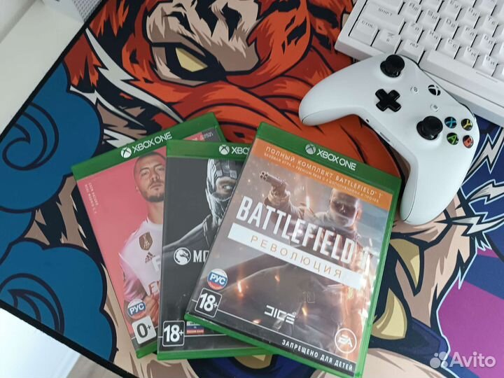Xbox One s 1tb с играми