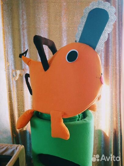 Почита Человек Бензопила Шапка ростовая кукла