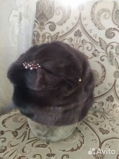 Шапка норковая женская