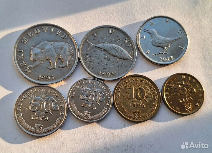 Монеты Хорватские куны