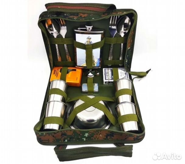 Подарок мужчине туристический набор 14в1