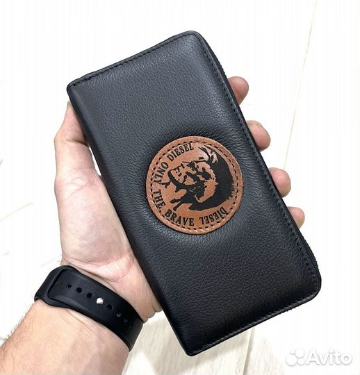 Портмоне кошелёк клатч кожаный Diesel