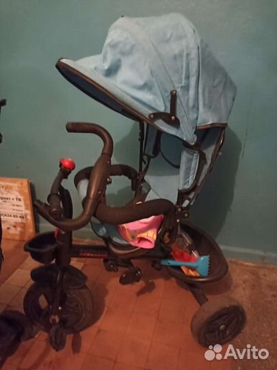 Детский велосипед с ручкой бу