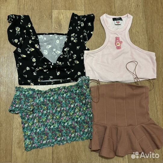 Топы bershka,h&m