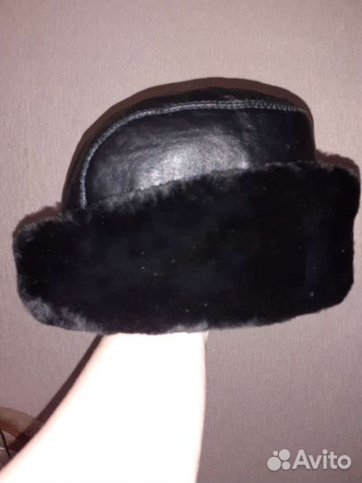 Шляпка женская утепленная,натуральная р.55