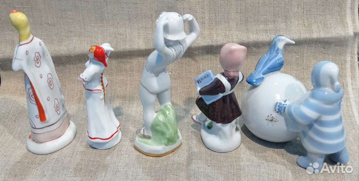 Фарфоровая статуэтки, дети, разные заводы, СССР