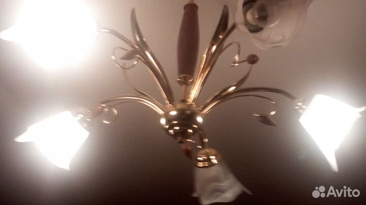 Люстра потолочная бу