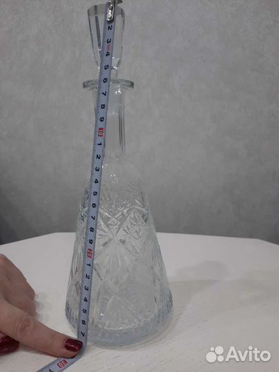 Хрустальные графины, ваза СССР