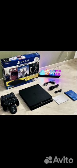 Игровая приставка ps4 slim 1tb
