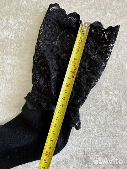 Футболка белая далматинец носки кружевные черные