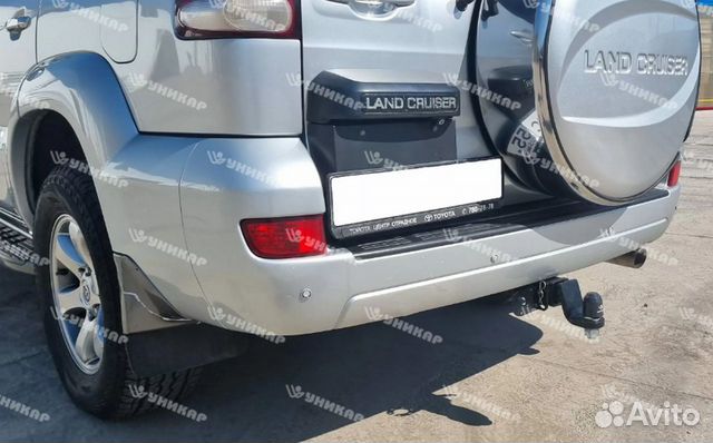 Фаркоп toyota land cruiser, lexus GX штатное место