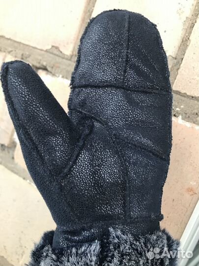Варежки натуральный мех новые