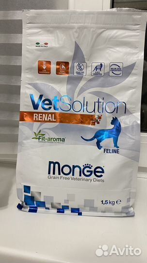 Корм для кошек Monge renal