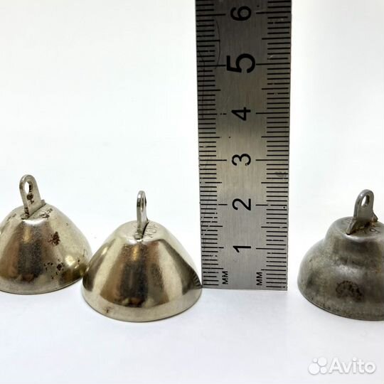 Колокольчики сувенирные СССР 4шт. Детская игрушка