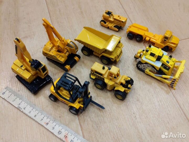 Машинки строительная техника металл