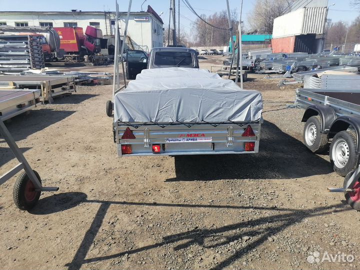 Двухосный прицеп 32.022 с тентом 50 см. Рассрочка