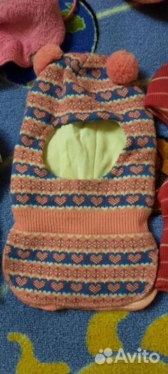 Шапки, шарфы, шлемы 0-2 года