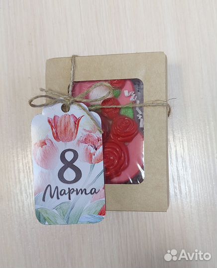Мыло ручной работы к 8 марта