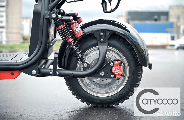 Электроскутер WhiteSiberia black edition