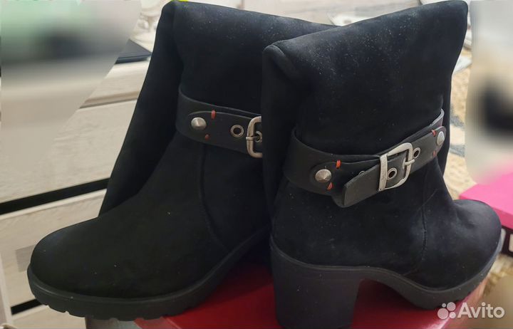 Сапоги женские натуральная замша